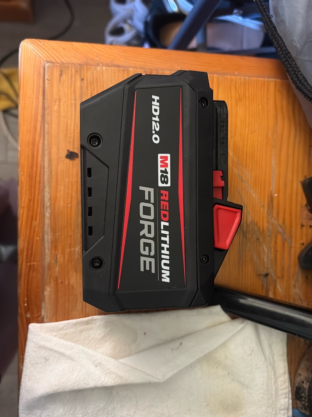 Milwaukee M18 REDLITHIUM FORGE HD12.0 Battery Pack - Black/Red